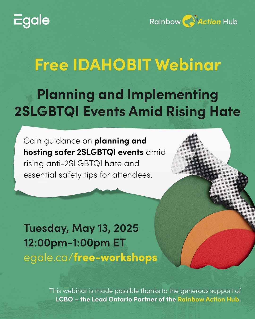 Webinar – Planning and Implementing 2SLGBTQI Events Amid Rising Hate Webinar – Planning and Implementing 2SLGBTQI Events Amid Rising Hate