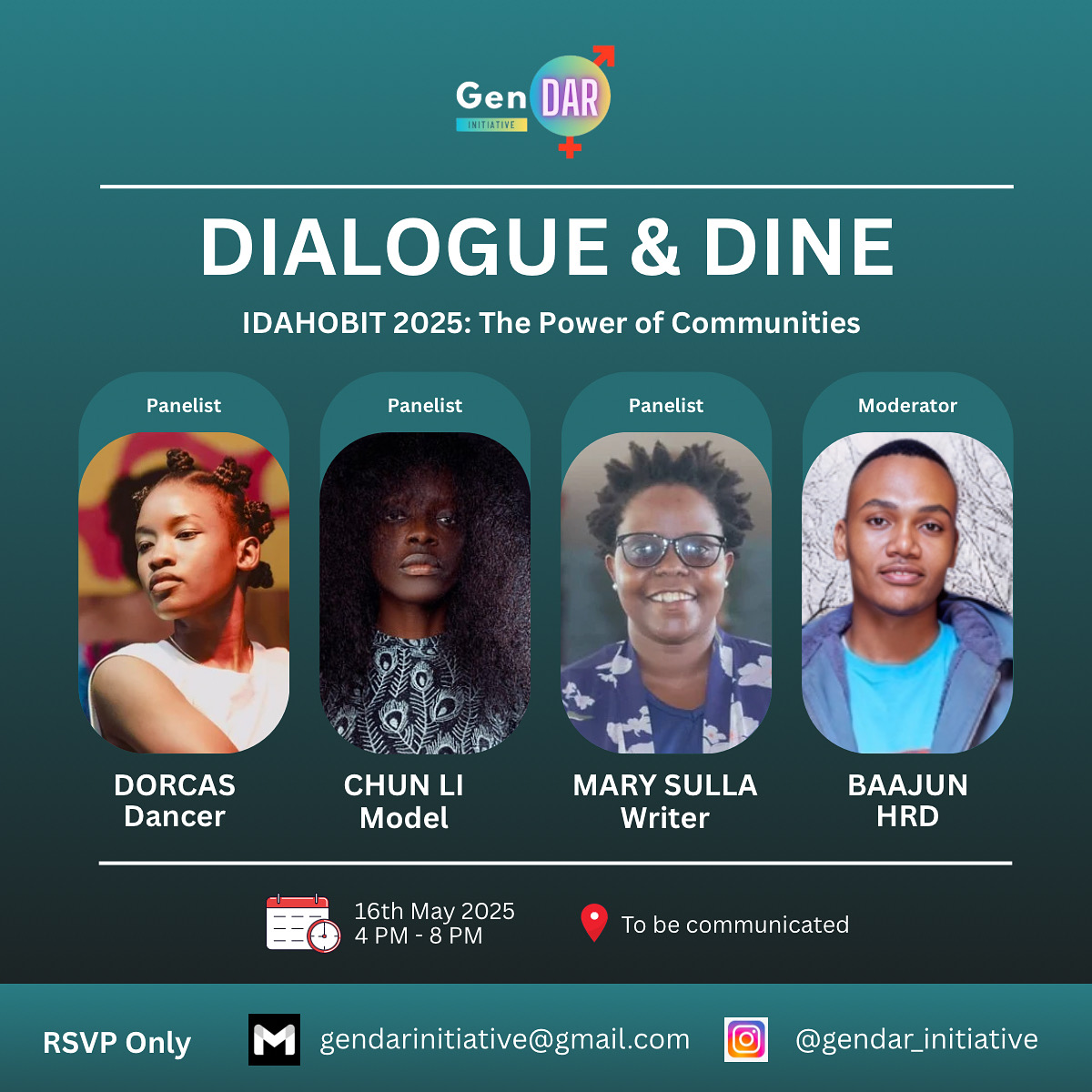 IDAHOBIT DIALOGUE & DINE IDAHOBIT DIALOGUE & DINE