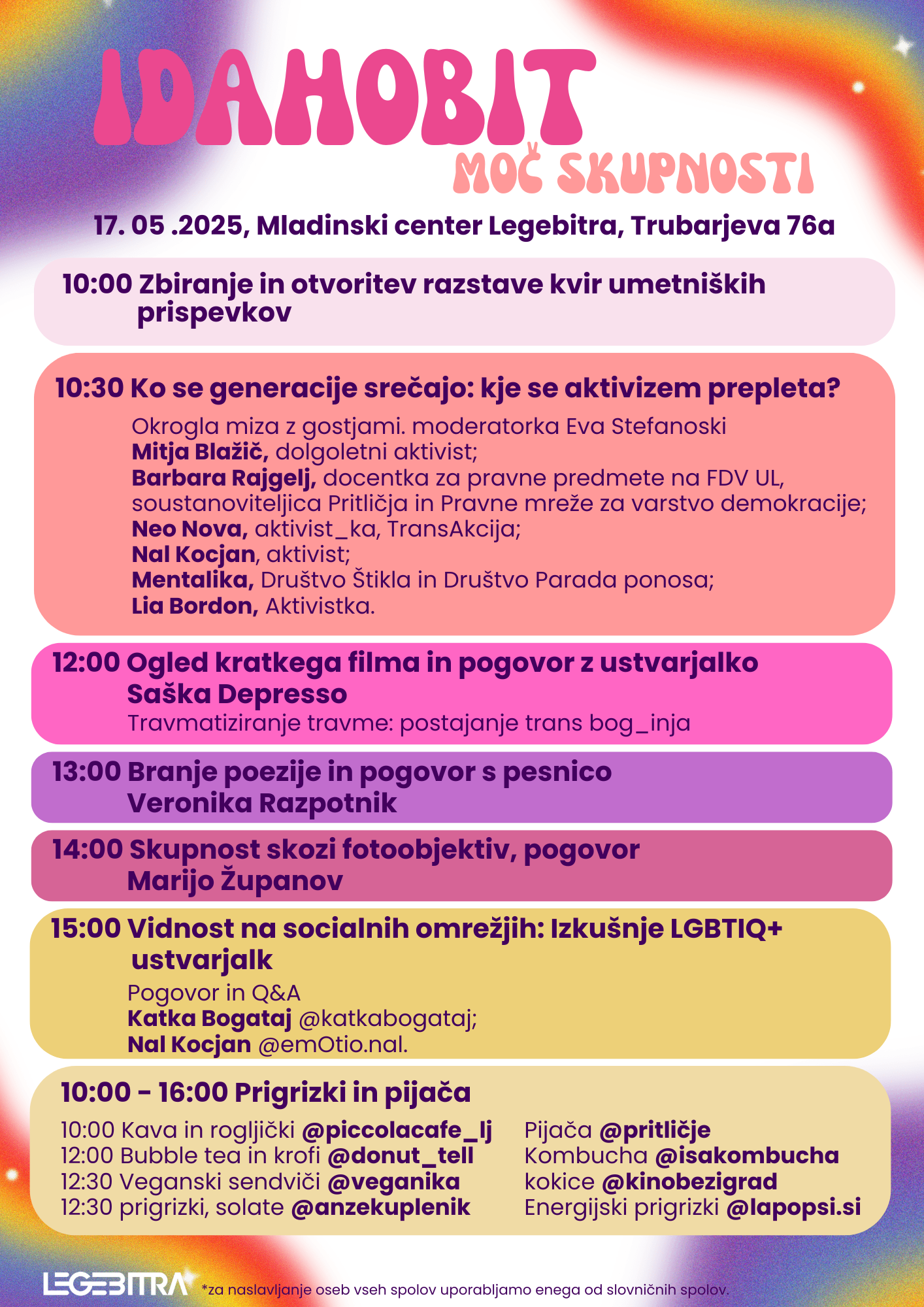 Event programme