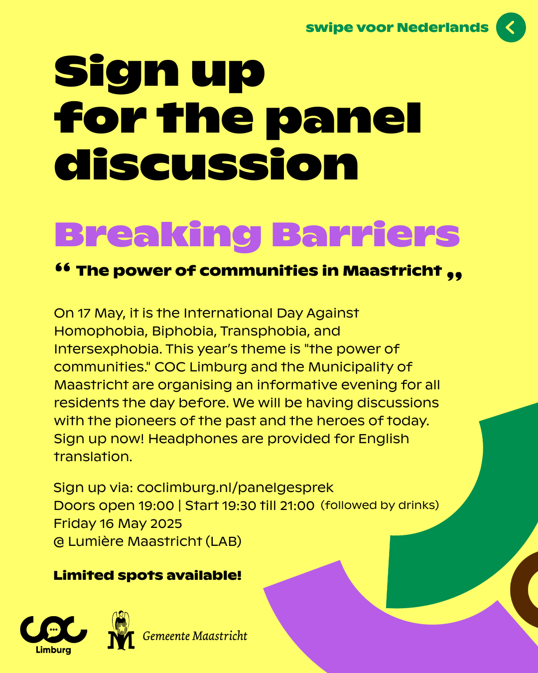 Panel discussion: Breaking Barriers Panel discussion: Breaking Barriers