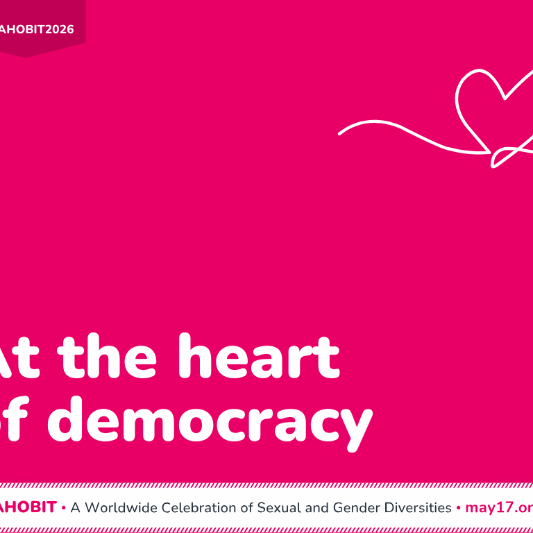 IDAHOBIT 2026: “At the heart of democracy”