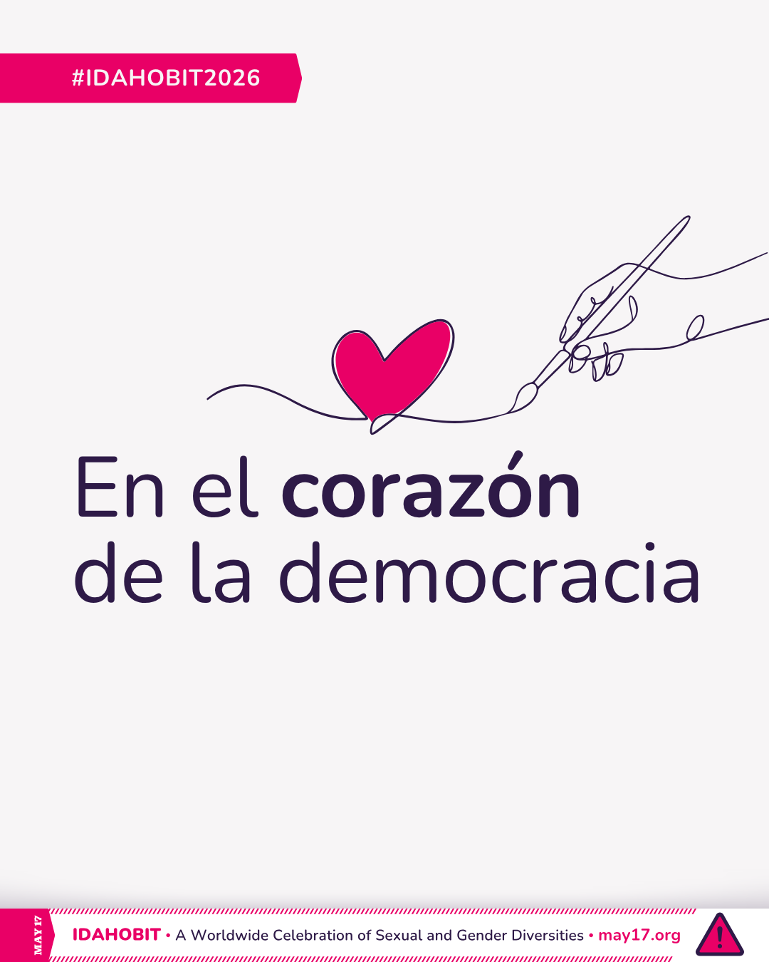 Slogan IDAHOBIT2026 Slogan IDAHOBIT2026