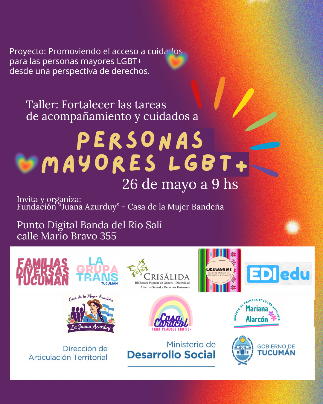 Banda del Rio Sali personas mayores LGBT