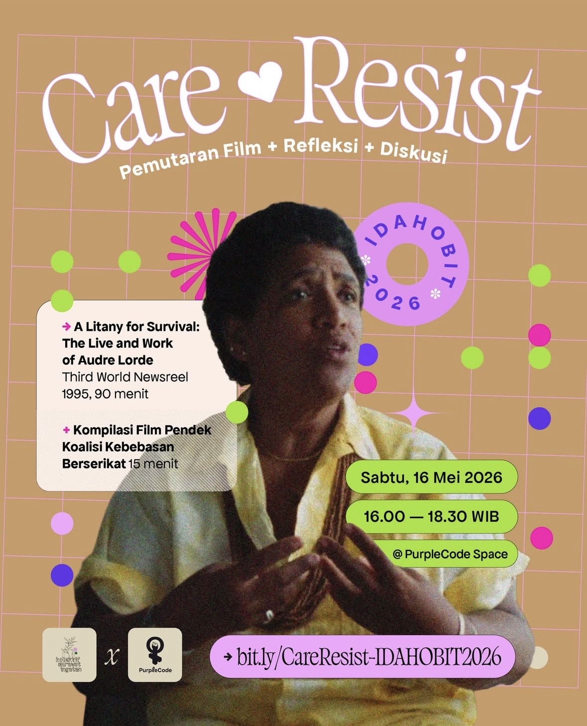 Care/Resist: Merawat Diri Kita & Perlawanan (Care/Resist: Taking Care of Ourselves & Resistance)