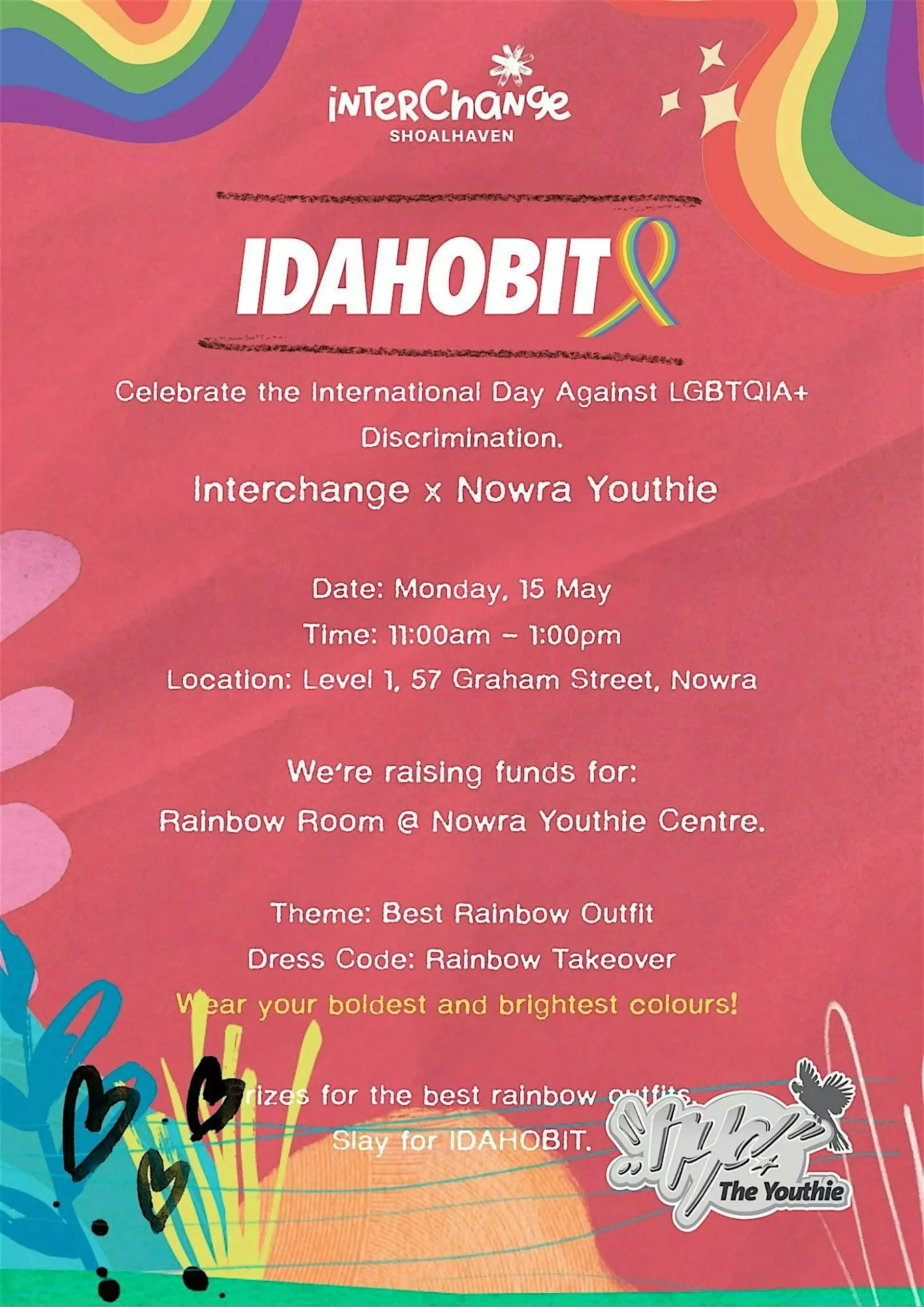 Interchange Shoalhaven IDAHOBIT Day Against LGBTQIA+ Discrimination