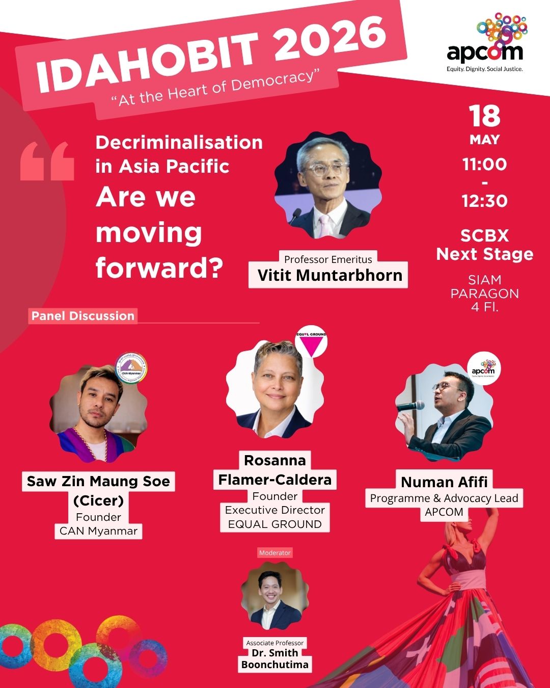 IDAHOBIT 2026-Decriminalisation in Asia Pacific: Are we moving forward? IDAHOBIT 2026-Decriminalisation in Asia Pacific: Are we moving forward?