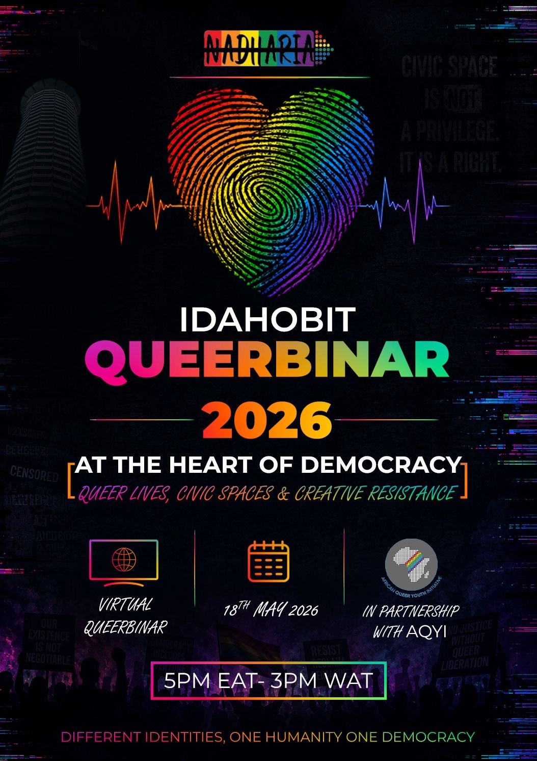 At the Heart of Democracy: Queer Lives, Civic Space & Creative Resistance