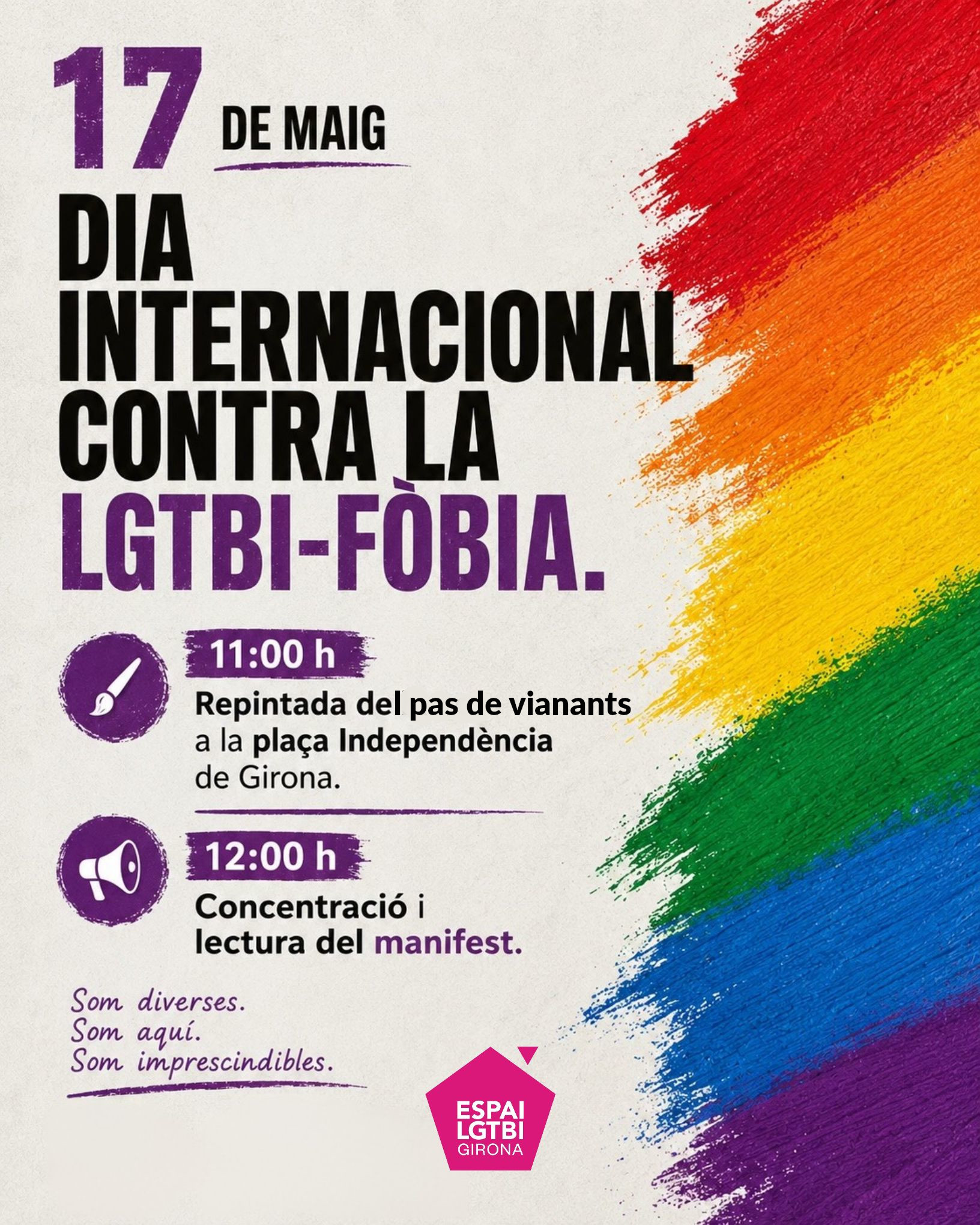 dia internacional lgtbifobia espai lgtbi girona