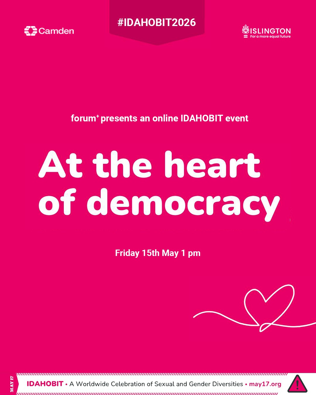 IDAHOBIT – At the Heart of Democracy (forum+)